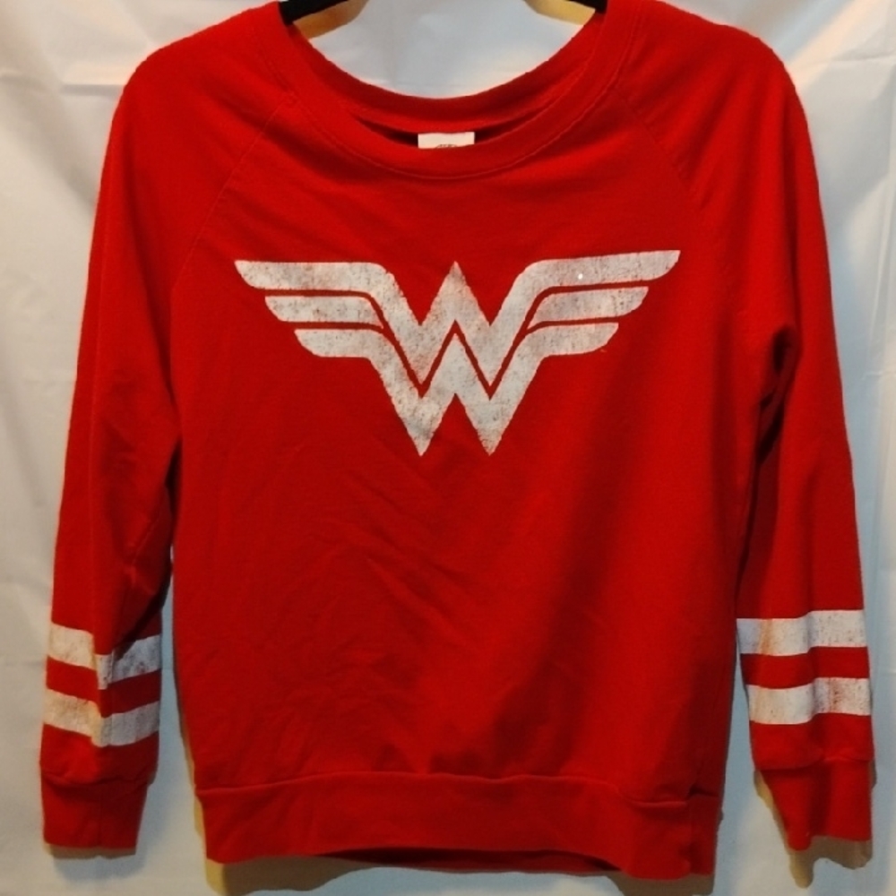 DC Comics Red Wonder Woman Long Sleeve Tee